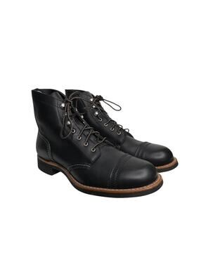 Red Wing 3366 Iron Ranger Black Leather Boots USA
